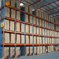 Rayonnages à palettes industriels à haute densité, capacité de charge maximale de 1500 kg, rayonnages à palettes robustes