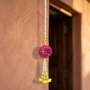 Espejo Decorativo Tradicional Bordado a Mano - Product Image 3