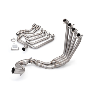 Tuyau de liaison avant du système d'échappement de moto avec deux capteurs d'oxygène pour CBR650 <span class=keywords><strong>CBR650R</strong></span> <span class=keywords><strong>CBR650F</strong></span> CBR650 CB650F 2014-2025 - Product Image 5