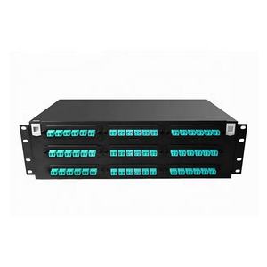 Panneau de brassage optique coulissant <span class=keywords><strong>1U</strong></span> MPO MTP 96 ports LC Duplex pour montage en rack, pour centre de données - Product Image 6