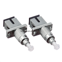 Adaptateur hybride fibre optique Damu FC mâle SC femelle UPC, connecteur convertisseur monomode à bride pour réseau télécom FTTH 1260-1650nm