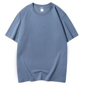 เสื้อยืดโอเวอร์ไซส์สำหรับทำงาน ผ้าคอตตอน 230 กรัม ทรงดรอปไหล่ เสื้อยืดเปล่าพร้อมป้าย  เสื้อยืดผู้ชายแบบสั่งทำได้ - Product Image 4