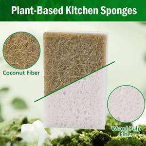 Esponja de Limpieza Multiusos Ecológica de Sisal y Celulosa Natural para Lavar Platos, en Oferta - Product Image 3