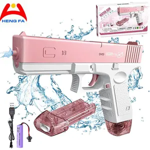 Electric Water Guns Automatic Squirt Water Soaker Toy Gun Battery Powered Water Gun Toy Electric For Kids Outdoor Summer Toys