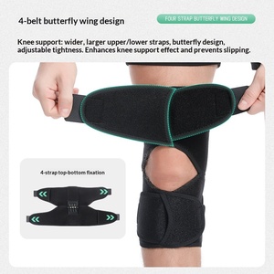 Genouillère <span class=keywords><strong>de</strong></span> <span class=keywords><strong>compression</strong></span> ajustable personnalisable pour le sport, la course à pied, l'haltérophilie, le volleyball, soutien <span class=keywords><strong>de</strong></span> la rotule, protection des articulations - Product Image 4