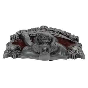 Personnalisé Rétro Western Cowboy Ceinture pour Boucle Hommes Mort Crâne Faux pour Boucle Carré Alliage <span class=keywords><strong>Plaque</strong></span> pour Boucle Cuivre Fer Acier - Product Image 6