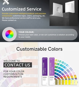 Nhà máy giá rẻ giá Châu Âu tiêu chuẩn PC Chất liệu 1 Gang 1 Way tường <span class=keywords><strong>push</strong></span> <span class=keywords><strong>button</strong></span> điện điện Home chuyển đổi ánh sáng - Product Image 3