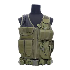 Chaleco táctico al por mayor para hombre, chaleco transpirable anfibio de camuflaje, chalecos tácticos de Protección deportiva