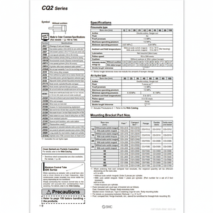 SMC Pneumatics Cylindre Compact CDQ2B40-5DCMZ Pièces Pneumatiques De Haute Qualité - Product Image 1