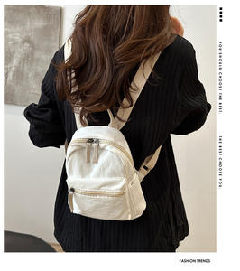 Precio barato de fábrica, mochila universitaria de diseñador impermeable para mujeres y niñas, adolescentes, cierre de cremallera, bolsos de mujer, OEM aceptado - Product Image 6