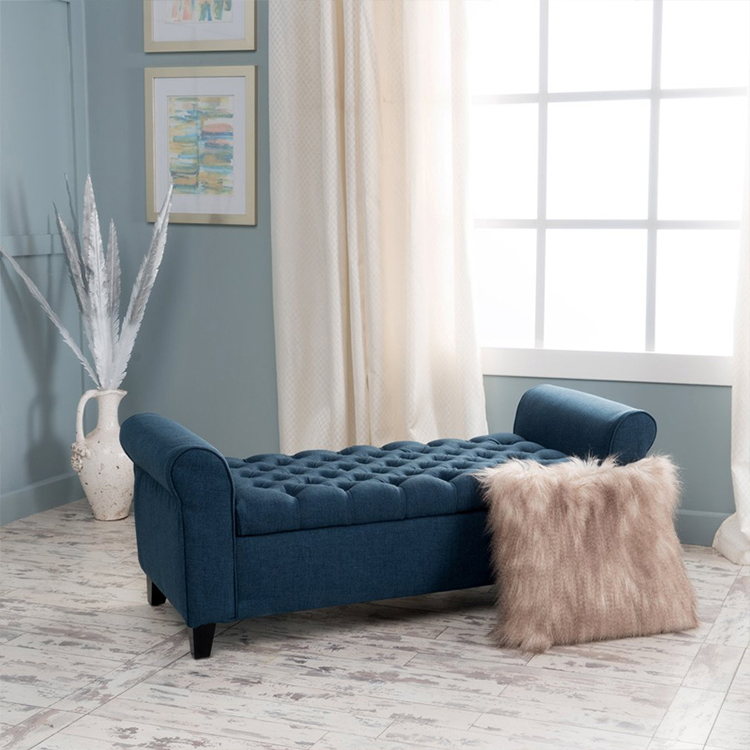 Роскошная многофункциональная мягкая губчатая бархатная Подставка для хранения, оттоманка, скамейка с подлокотником