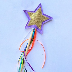 Varita Mágica de Hada con Brillantina, Accesorio de Disfraz de Princesa para Niños, para Halloween, Pascua, Fiestas de Cumpleaños - Product Image 2