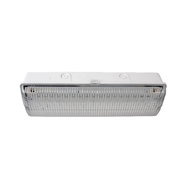 IP65 Rated Bulkhead Emergency Light 50LEDs 3 Hours Maintained Operation for Garage Warehouse Stairwell Hotel Lobby