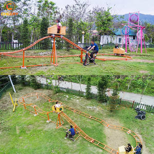 Juego <span class=keywords><strong>interactivo</strong></span> de entretenimiento deportivo sin alimentación para padres e hijos, montaña rusa con pedal humano - Product Image 6