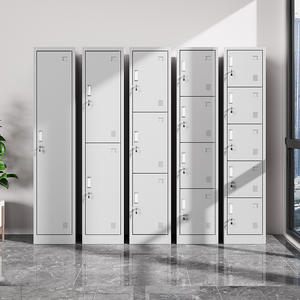 Casier métallique à une porte, 1 compartiment, durable, ignifuge, pour bureau ou dortoir - Product Image 1