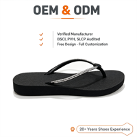 Tongs de plage personnalisées avec logo pour femme – Sandales d'été tendance à strass, dessus en PVC, séchage rapide, antidérapantes pour l'extérieur