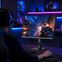 Monitor de 27 Pulgadas OEM ODM de Bajo Precio, 165Hz, 1ms, IPS, Curvo y Plano, para Monitor Curvo de 27 Pulgadas y Monitor de PC de 27 Pulgadas
