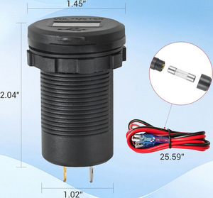 Caricatore USB C per Auto 12V con 4 Porte, 78W Dual PD e QC con Voltmetro - Product Image 5
