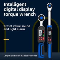 EXPLOIT Clé dynamométrique électronique de haute précision Clé à tête à cliquet polyvalente avec système de mesure métrique LED