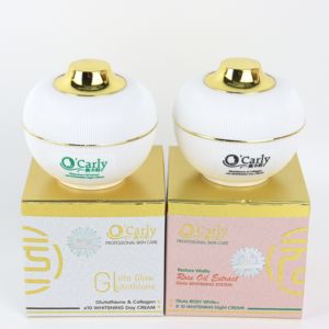 Crème de jour anti-rides et éclaircissante bio personnalisée O'Carly avec glycérine hydratante pour peaux normales et soins du visage - Product Image 2
