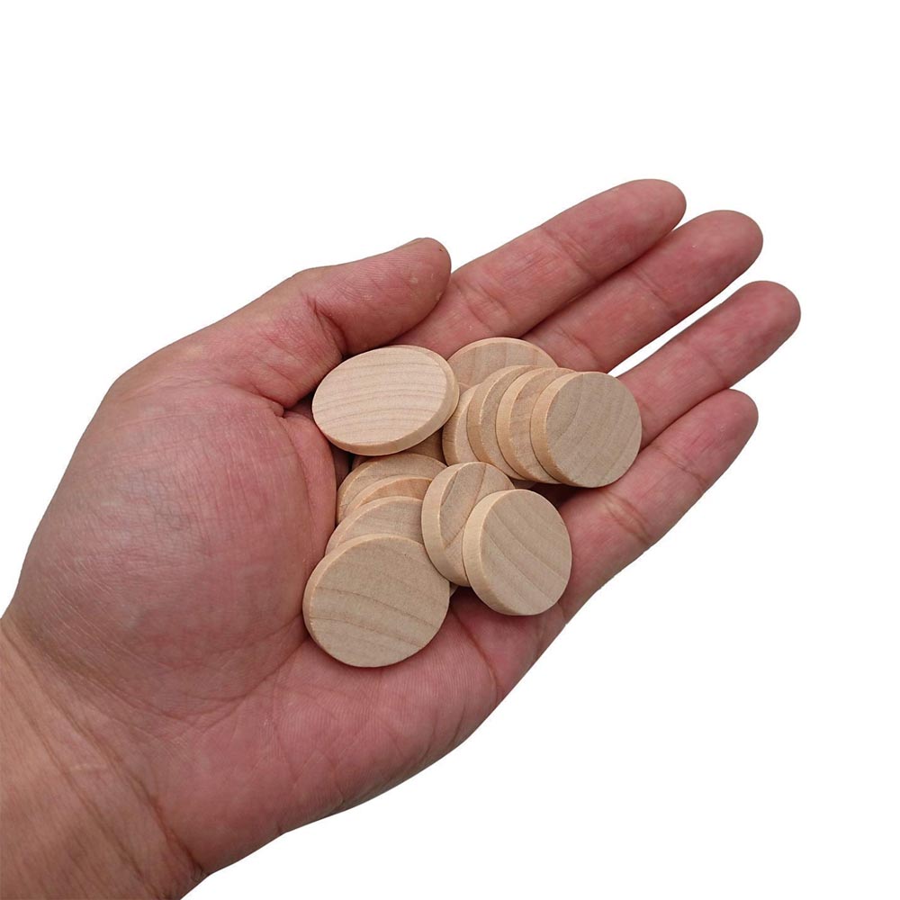 Заводская цена, круглая домашняя декорация, сделай сам, холодильник, деревянная коробка для монет, деревянные монеты