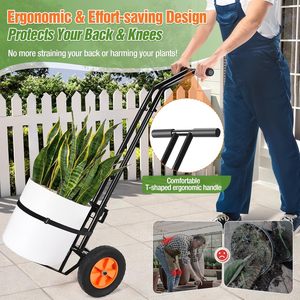 Heavy Duty Plant Dolly Cart Adjustable Grabbing Arm Suction Cups <b>Garden</b> Pot Mover <b>Trolley</b> Cart Platform Structure for Plant Pots - Product Image 4