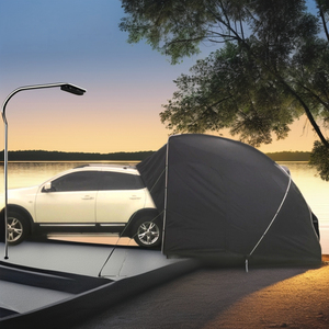 Toldo de Aluminio para Automóvil Wind Valley, Toldo Portátil Semiautomático Resistente al Viento, Toldo de Lona para Exteriores, Protección Solar para Automóvil, Uso en <span class=keywords><strong>Garaje</strong></span> - Product Image 4