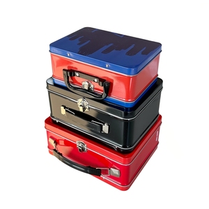 Chất lượng cao tùy chỉnh in ấn an toàn thực phẩm hình chữ nhật ăn trưa hộp thiếc với xử lý - Product Image 1