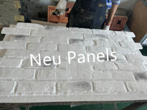 Panel de pared de ladrillo falso de poliuretano, textura exterior - Product Image 3