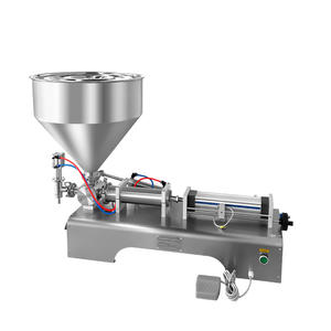 Yarı Otomatik Krema Fasulye Ezmesi Sos Reçel Merhem Bal Şeker Hacimsel Sıvı Pistonlu Dolum Pompası Dolgu Makinesi (Yoğun Sıvılar İçin) - Product Image 6