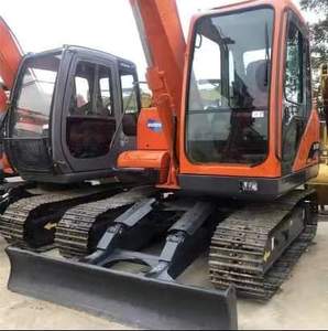 Excavadora de cadenas usada Doosan DH80 de 8 toneladas, excavadora pequeña sobre orugas para construcción y movimiento de tierras - Product Image 2
