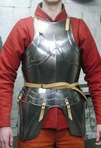 Authentic Medieval Steel Breastplate Armor Durable Gothic-Style Knight Costume and Functional <b>Body</b> Armor - Product Image 5