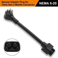 Nouvel adaptateur NEMA 14-50 pour connecteur mobile Tesla Gen 2, câble de charge rapide 16A 250V 0,3M pour Model 3 Y S X