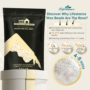 Perlas de Cera Dura Brasileña Hipoalergénicas Premium para Depilación Corporal Completa con Resina Natural y Aceite Esencial de Rosas - Product Image 5