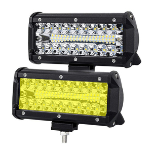 120W 7-inch 3 - Row LED làm việc thanh ánh sáng, Off - Road đèn cho suvs & Xe tải, lũ chùm đèn phụ trợ IP67 ,<span class=keywords><strong>12V</strong></span> - 24V - Product Image 1