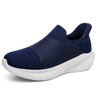 Baskets décontractées unisexes respirantes en tricot, chaussures à enfiler légères, baskets chaussettes pour la marche pour hommes et femmes