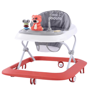 <span class=keywords><strong>Girello</strong></span> Pieghevole per Neonati 4 in 1 in Plastica con Musica, Spinta, Ruote e Sedile - Product Image 3