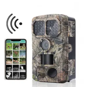 Ip65 4K 48mp Trail Game Waterdichte Wildlife Camera Met 3 Pir Sensoren En Nachtzicht & Wifi & Bluetooth