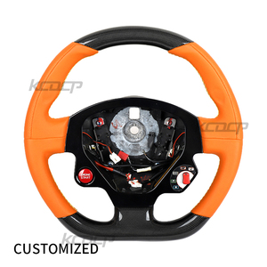Volante Deportivo Personalizado de Fibra de Carbono y Alcántara para <span class=keywords><strong>Ferrari</strong></span> 458 488 599 California <span class=keywords><strong>F430</strong></span> F12 GTC4LUSSO, Volante de Carreras Convertible - Product Image 1