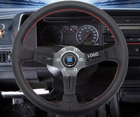 Volant de voiture sport en cuir PC, style classique, pour kart, jeu personnalisé, course sportive, type cuir, compatible Logitech G29