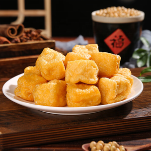 Puffs de tofu surgelés / Tau <span class=keywords><strong>Pok</strong></span> - Puffs de tofu frits, protéines végétales véganes sans OGM pour Hot Pot et Laksa - Product Image 3