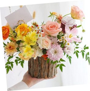 Gros Pilier Arbre Rustique Chandelier <span class=keywords><strong>En</strong></span> Bois <span class=keywords><strong>Mini</strong></span> Bougeoir Jardin Extérieur Plantes Succulentes Pots De Fleurs - Product Image 5