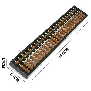 <span class=keywords><strong>Abacus</strong></span> chinois Soroban en plastique pour l'enseignement, 23 tiges, outil de calcul, grand format, pour les enseignants - Product Image 6