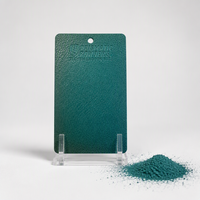 Peinture en poudre électrostatique verte brillante Ral 6005, couleur personnalisée, revêtement en poudre