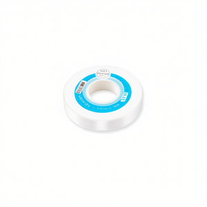 ริบบิ้นผ้าซาติน 2.0 ซม. 25 หลา สีขาว D-01 - Product Image 1