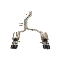 Échappement Catback à soupape en acier inoxydable ING pour Audi Q5 B8 3.0T avec silencieux tuyaux de système d'échappement automatique accessoires de voiture