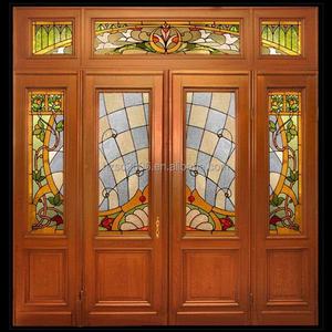 Vitrail Tiffany personnalisé en cuivre, artisanal, pour porte, fenêtre et mur, éclat d'intérieur - Product Image 5