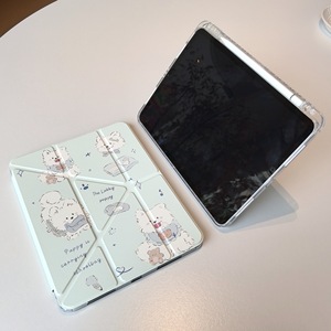 Étui de protection rigide transparent en cuir avec impression personnalisée par sublimation et porte-crayon pour <span class=keywords><strong>iPad</strong></span> 11 A16 Air 11 10.9 Pro 11 12.9 13 - Product Image 4