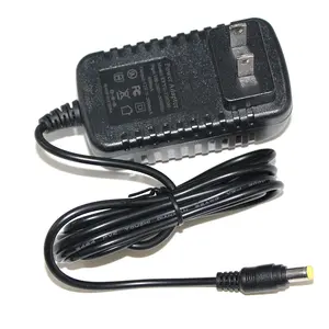 Adaptateur d'alimentation 12 V 2.5A US Listed Wall Charger 100V-240V AC à DC 12 Volt 2.5 Amp 30W Converter avec 5.5 2.1mm Tip