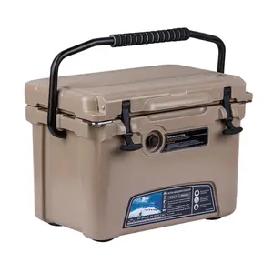 Enfriador de pesca de gran tamaño 70QT, cofre de hielo con ruedas, rotomoldeado, con ruedas, superventas